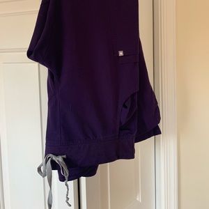 FIGS Kade cargo scrub pants purple medium tall